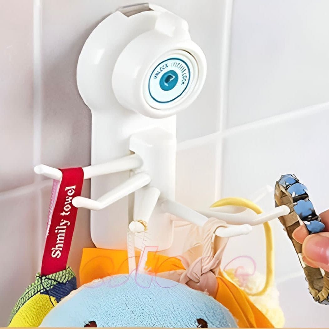 Vacuum Wall Hook, Six Claw Wall Hook, Wall Mounted Hook for Home Kitchen Bathroom Storage Rack Organizer, Small Objects Hanger with Six Claw Hook, Trace Strong Sucker Vacuum Wall Hook, Six Claw Wall Hook, Wall Mounted Hook for Home Kitchen Bathroom Storage Rack Organizer, Small Objects Hanger with Six Claw Hook, Trace Strong Sucker